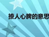 撩人心脾的意思 撩人心脾的含义与用法