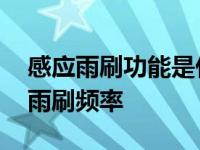 感应雨刷功能是什么意思 智能感应自动调节雨刷频率