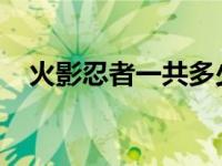 火影忍者一共多少集完结的完整集数统计
