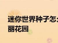 迷你世界种子怎么种花 简单几步教你种出美丽花园