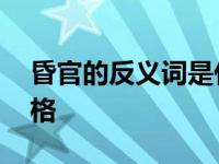 昏官的反义词是什么 清官明官贤官的正直品格